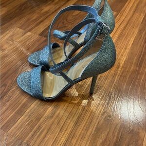 Michael Kors Astrid Stiletto Dress Heels -Sparkle Light Blue Size 7 no box
